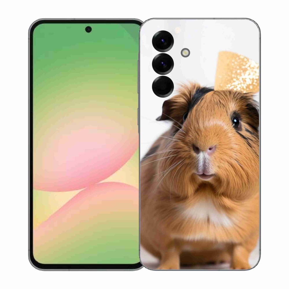 Gélový kryt mmCase na Samsung Galaxy A57 5G - hnedé morča