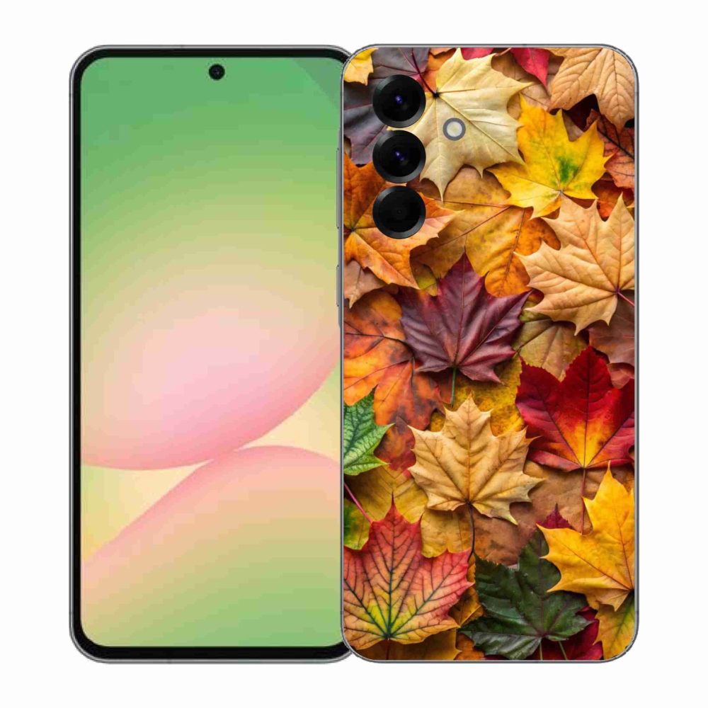 Gélový kryt mmCase na Samsung Galaxy A57 5G - javorové listy 2