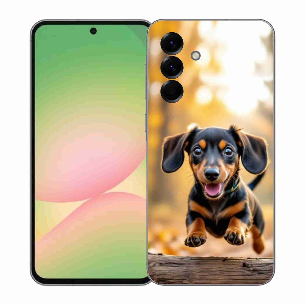 Gélový kryt mmCase na Samsung Galaxy A57 5G - jazvečík 2