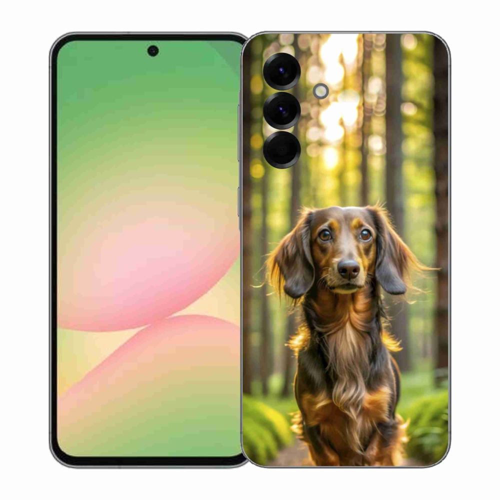 Gélový kryt mmCase na Samsung Galaxy A57 5G - jazvečík 4