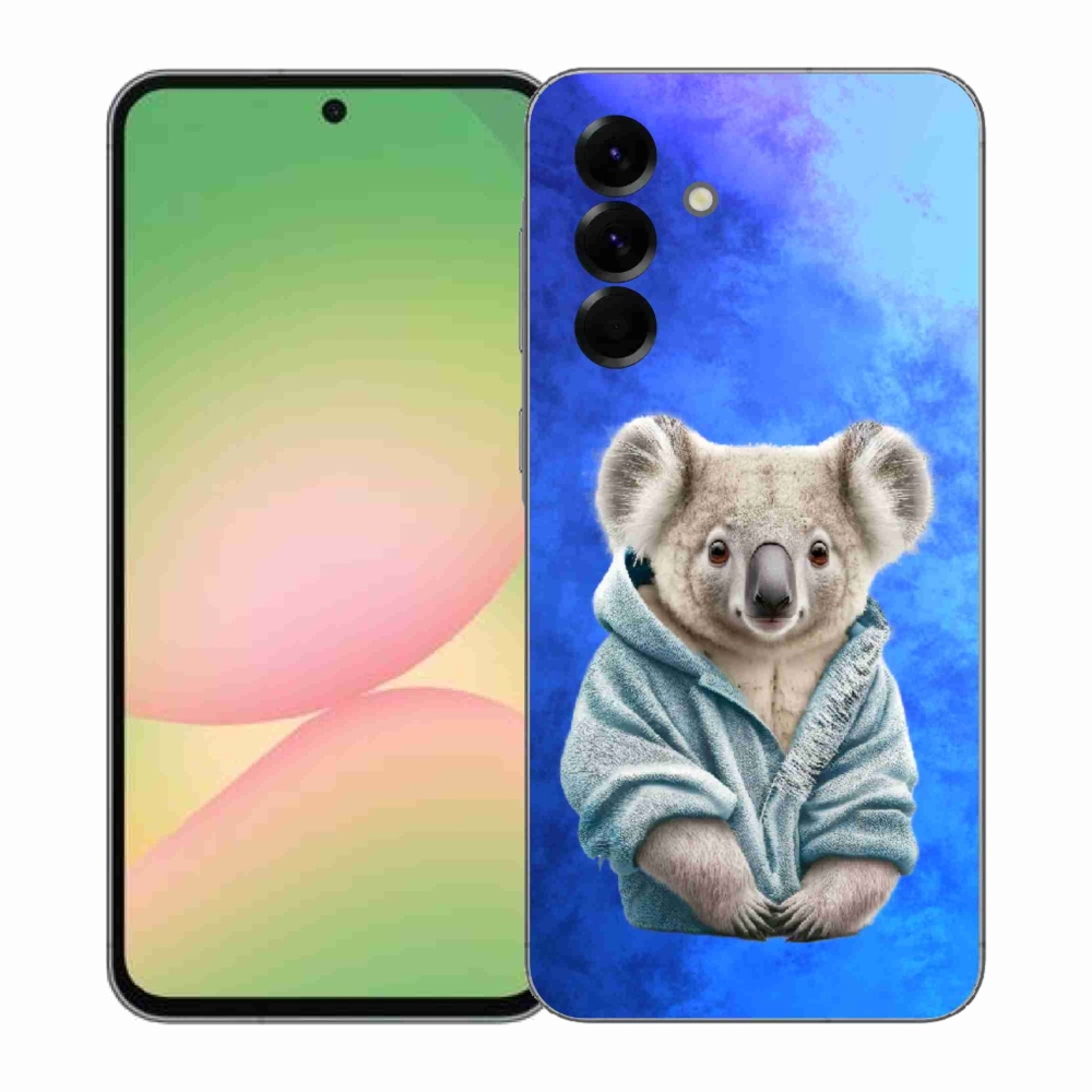 Gélový kryt mmCase na Samsung Galaxy A57 5G - koala vo svetri