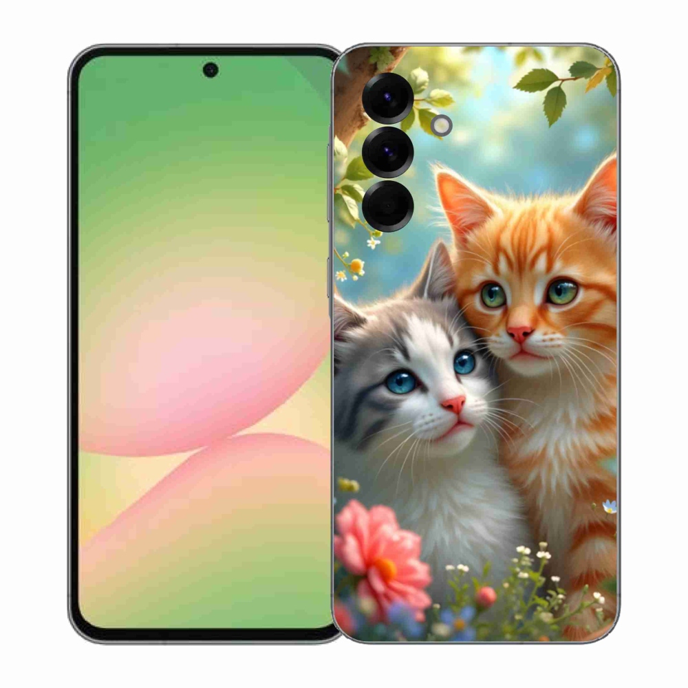 Gélový kryt mmCase na Samsung Galaxy A57 5G - mačacia láska 2