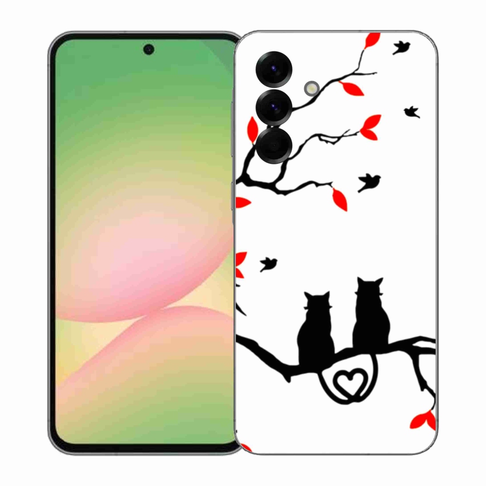 Gélový kryt mmCase na Samsung Galaxy A57 5G - mačacia láska