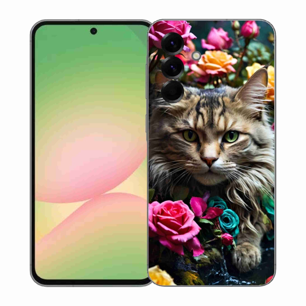 Gélový kryt mmCase na Samsung Galaxy A57 5G - mačacie pohľad 2