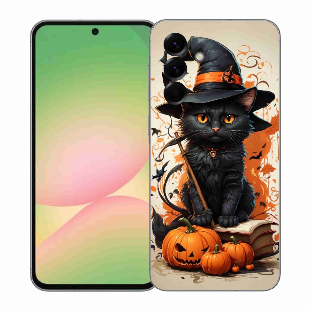 Gélový kryt mmCase na Samsung Galaxy A57 5G - kocúr čarodejník