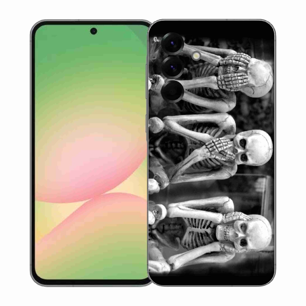 Gélový kryt mmCase na Samsung Galaxy A57 5G - kostlivci