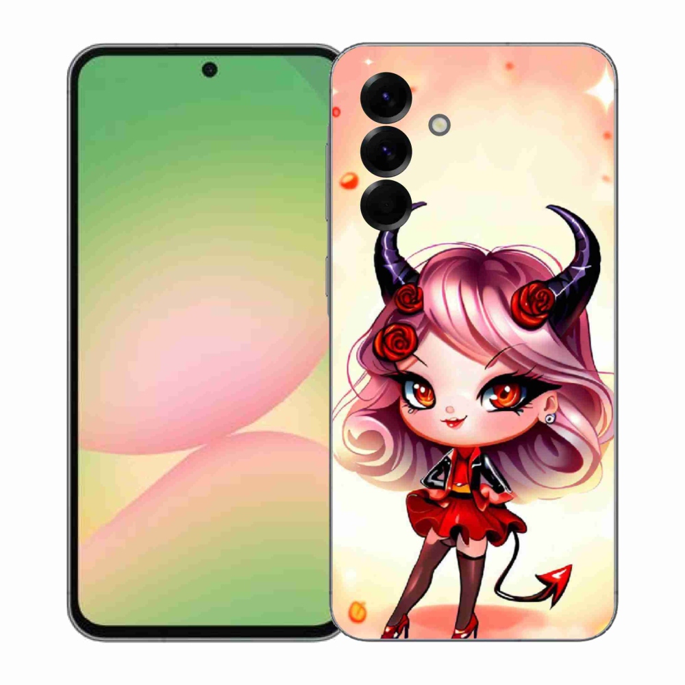 Gélový kryt mmCase na Samsung Galaxy A57 5G - kreslená čertica