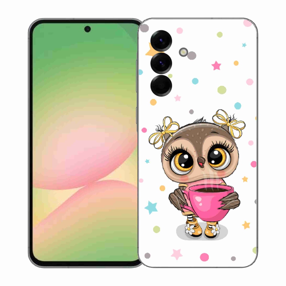 Gélový kryt mmCase na Samsung Galaxy A57 5G - kreslená sovička