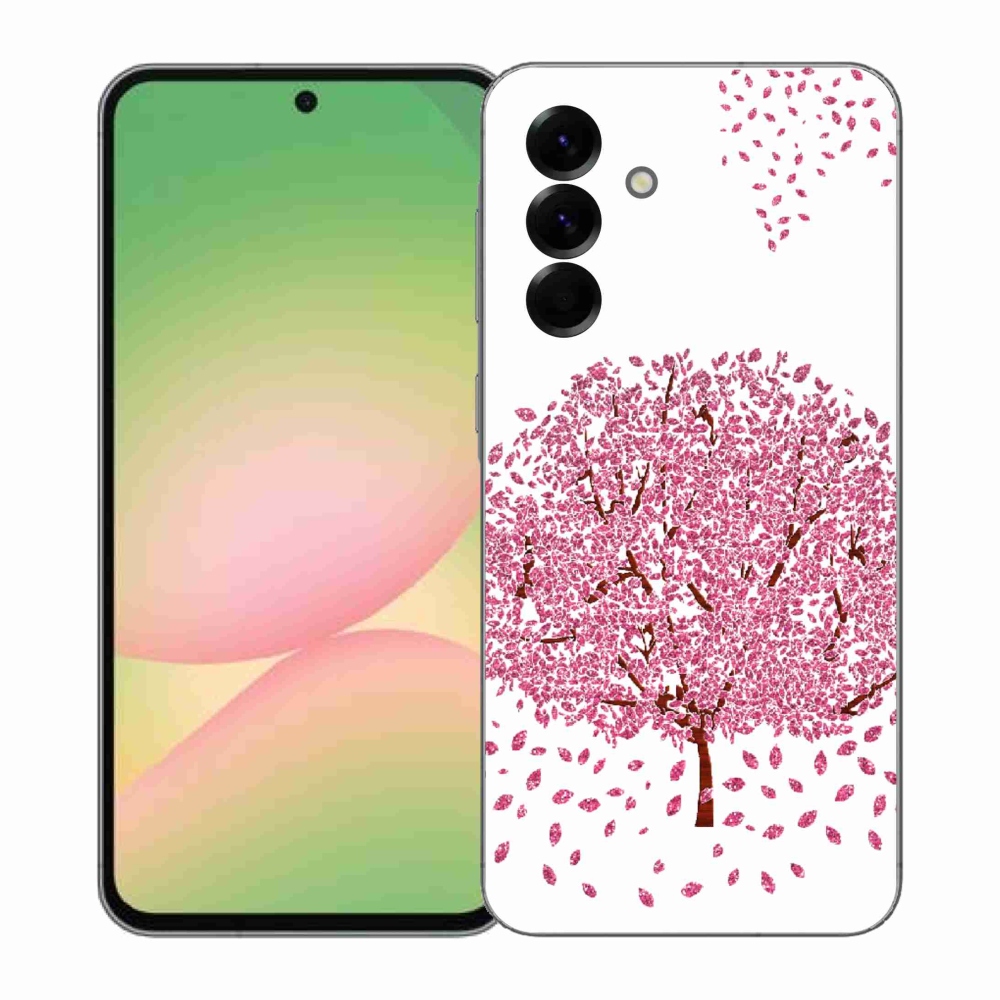 Gélový kryt mmCase na Samsung Galaxy A57 5G - kreslený strom s listami