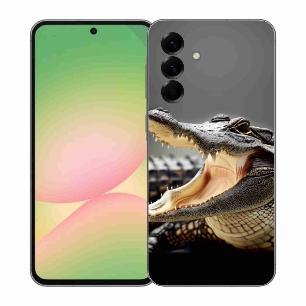 Gélový kryt mmCase na Samsung Galaxy A57 5G - krokodíl