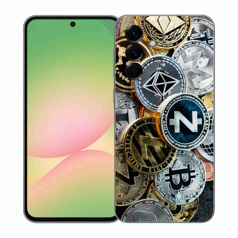 Gélový kryt mmCase na Samsung Galaxy A57 5G - kryptomeny