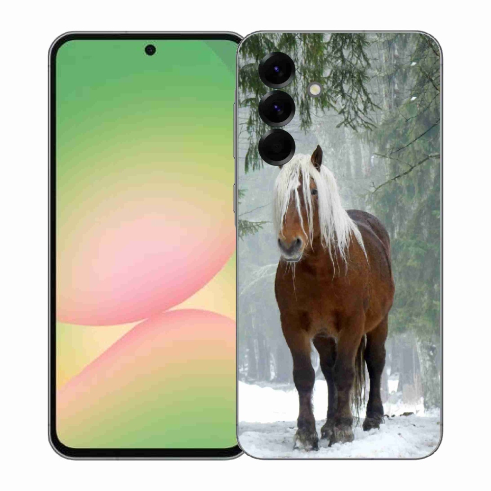 Gélový kryt mmCase na Samsung Galaxy A57 5G - kôň v lese