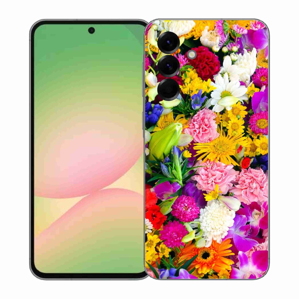 Gélový kryt mmCase na Samsung Galaxy A57 5G - kvety 12