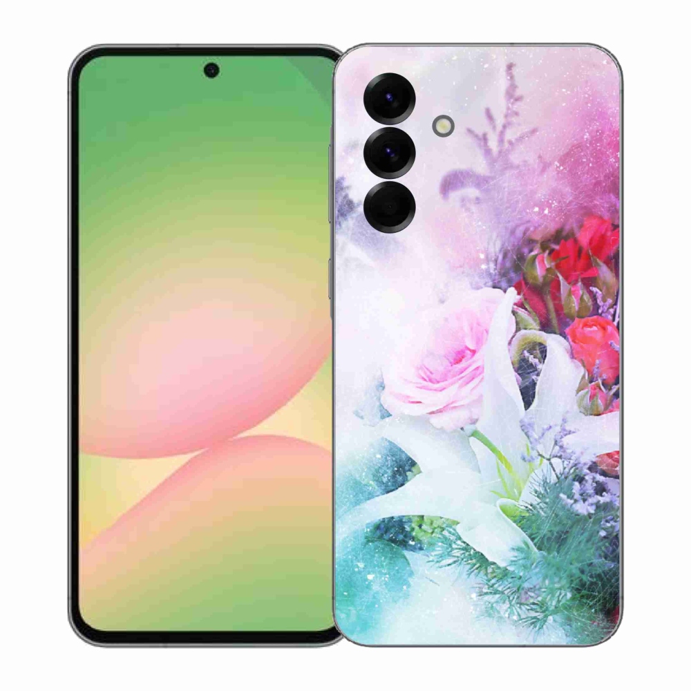 Gélový kryt mmCase na Samsung Galaxy A57 5G - kvety 4