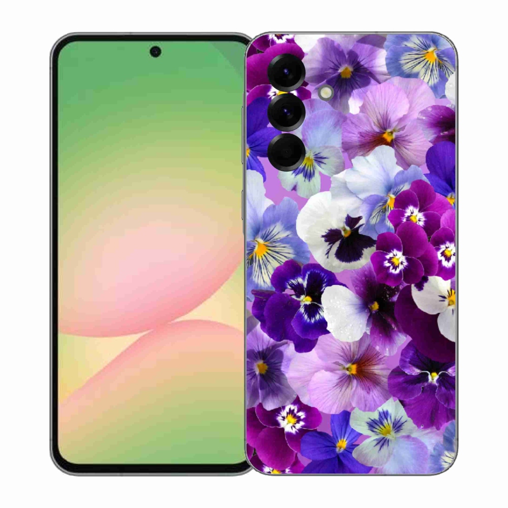 Gélový kryt mmCase na Samsung Galaxy A57 5G - kvety 9