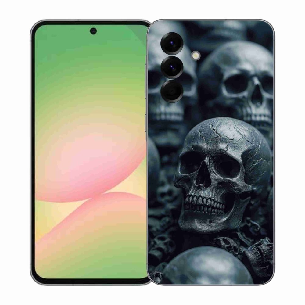 Gélový kryt mmCase na Samsung Galaxy A57 5G - lebka 2