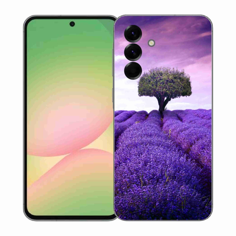 Gélový kryt mmCase na Samsung Galaxy A57 5G - levanduľová lúka