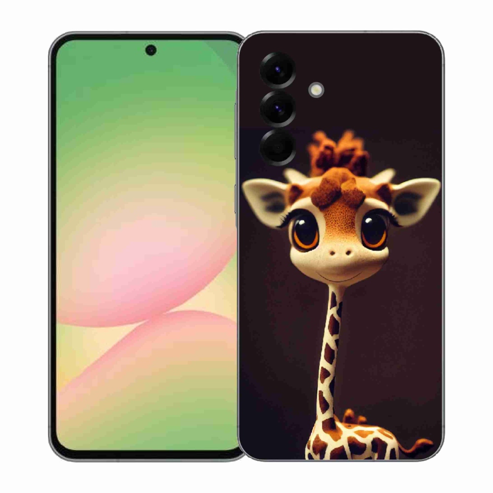 Gélový kryt mmCase na Samsung Galaxy A57 5G - malá žirafa
