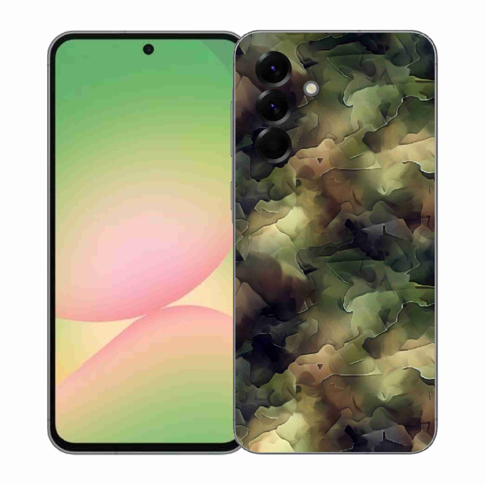 Gélový kryt mmCase na Samsung Galaxy A57 5G - maskáčový vzor 10