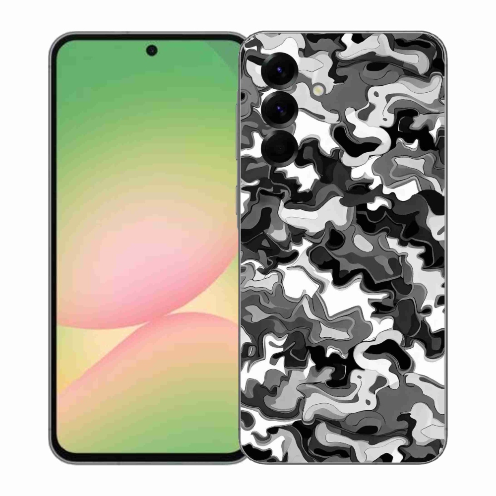 Gélový kryt mmCase na Samsung Galaxy A57 5G - maskáčový vzor 3