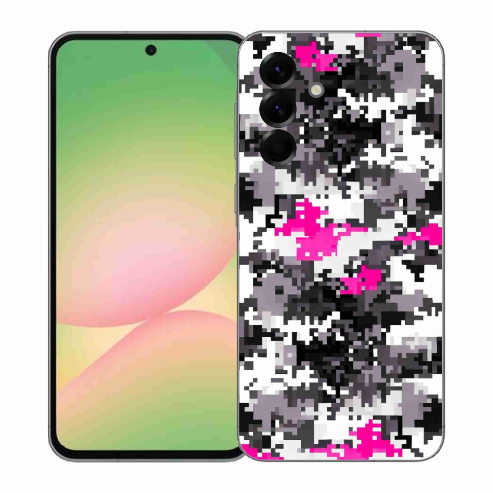 Gélový kryt mmCase na Samsung Galaxy A57 5G - maskáčový vzor 4