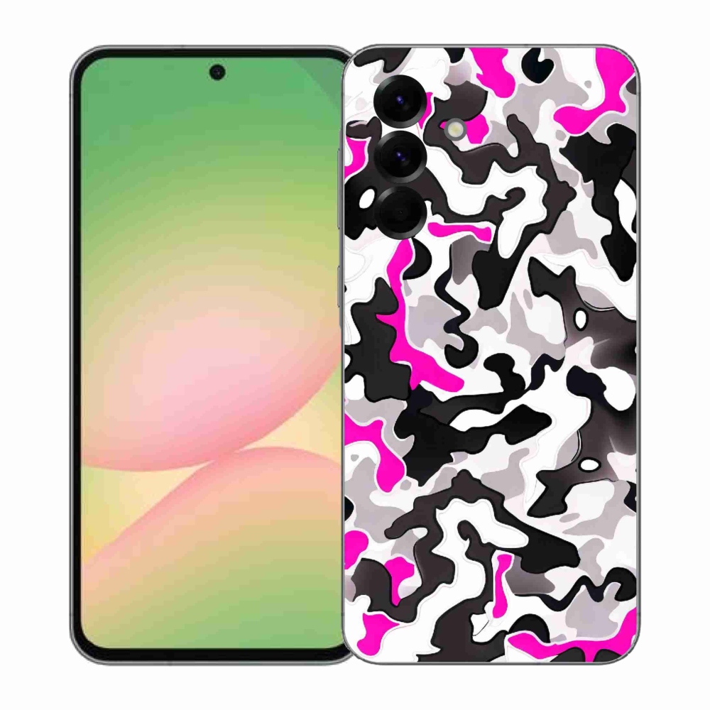 Gélový kryt mmCase na Samsung Galaxy A57 5G - maskáčový vzor 5