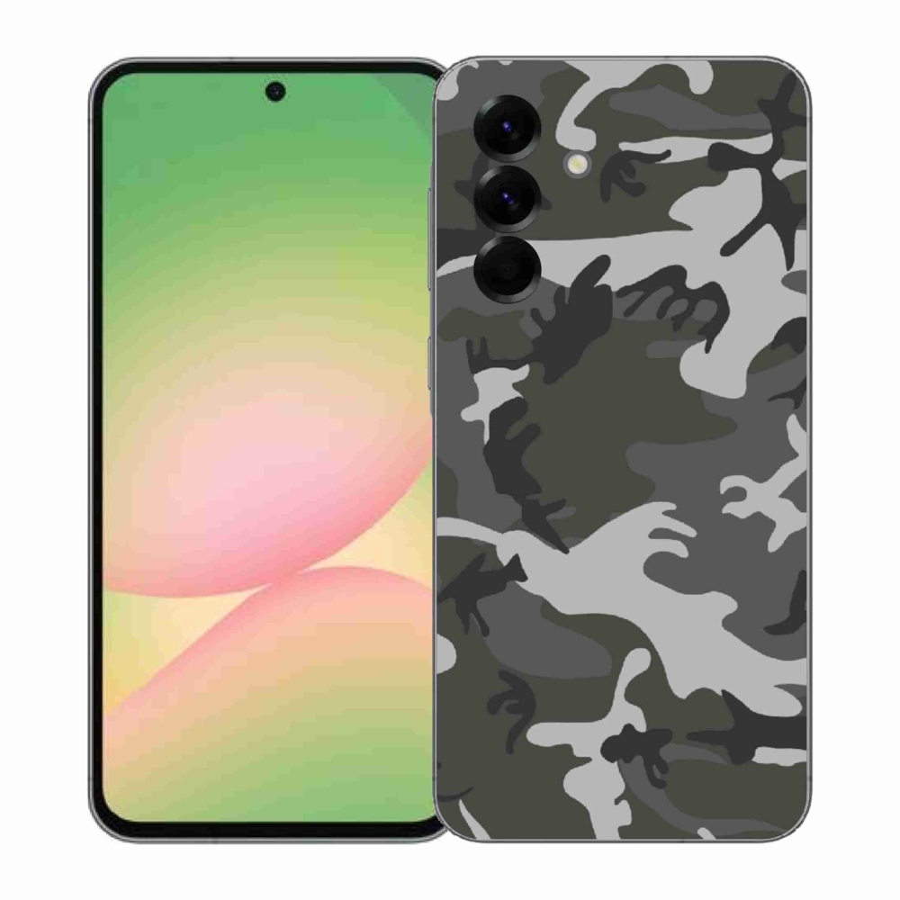 Gélový kryt mmCase na Samsung Galaxy A57 5G - maskáčový vzor