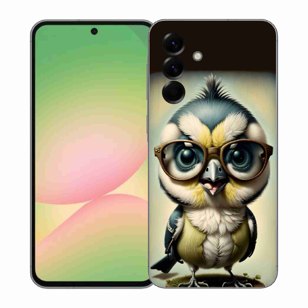 Gélový kryt mmCase na Samsung Galaxy A57 5G - mláďa s okuliarmi