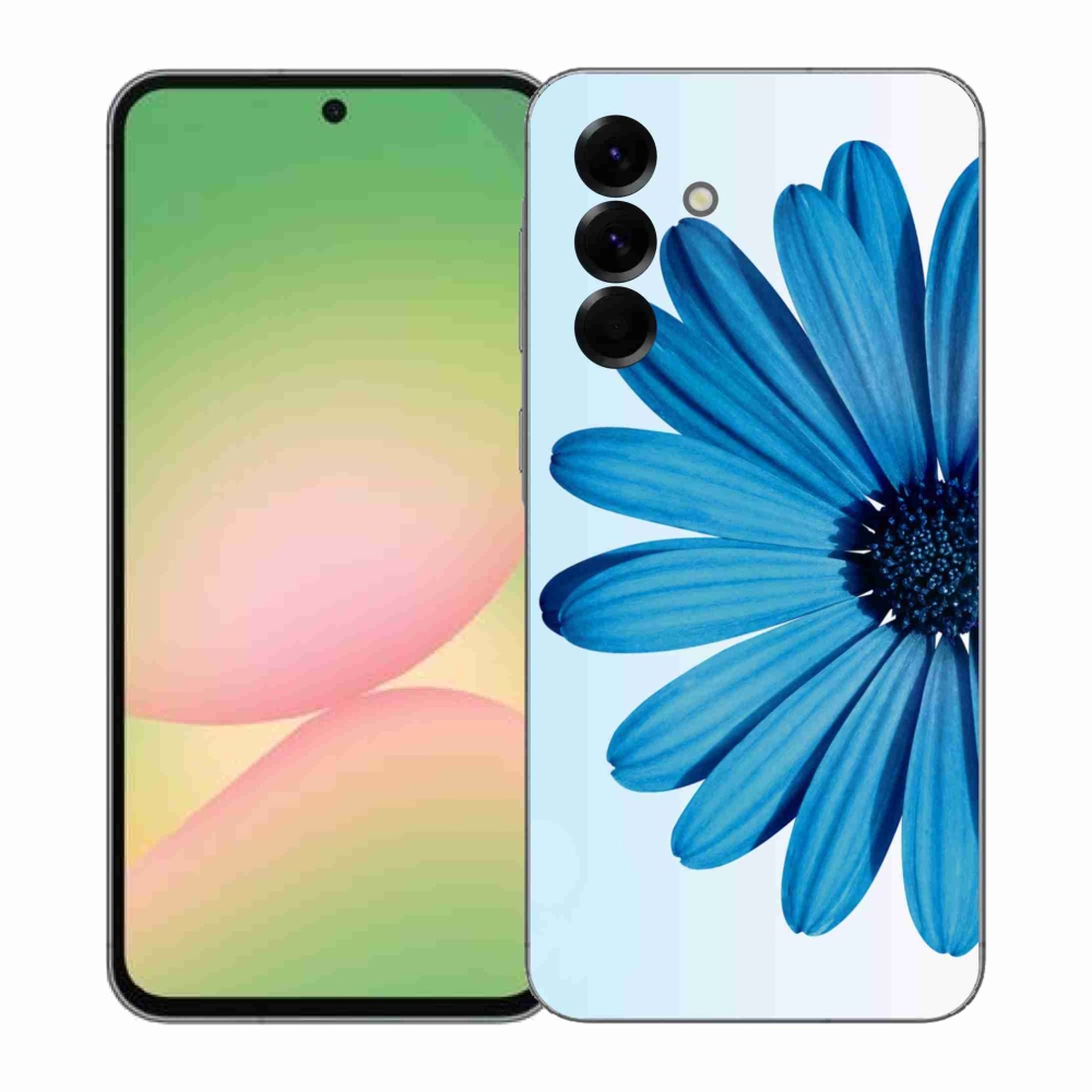 Gélový kryt mmCase na Samsung Galaxy A57 5G - modrá margaréta