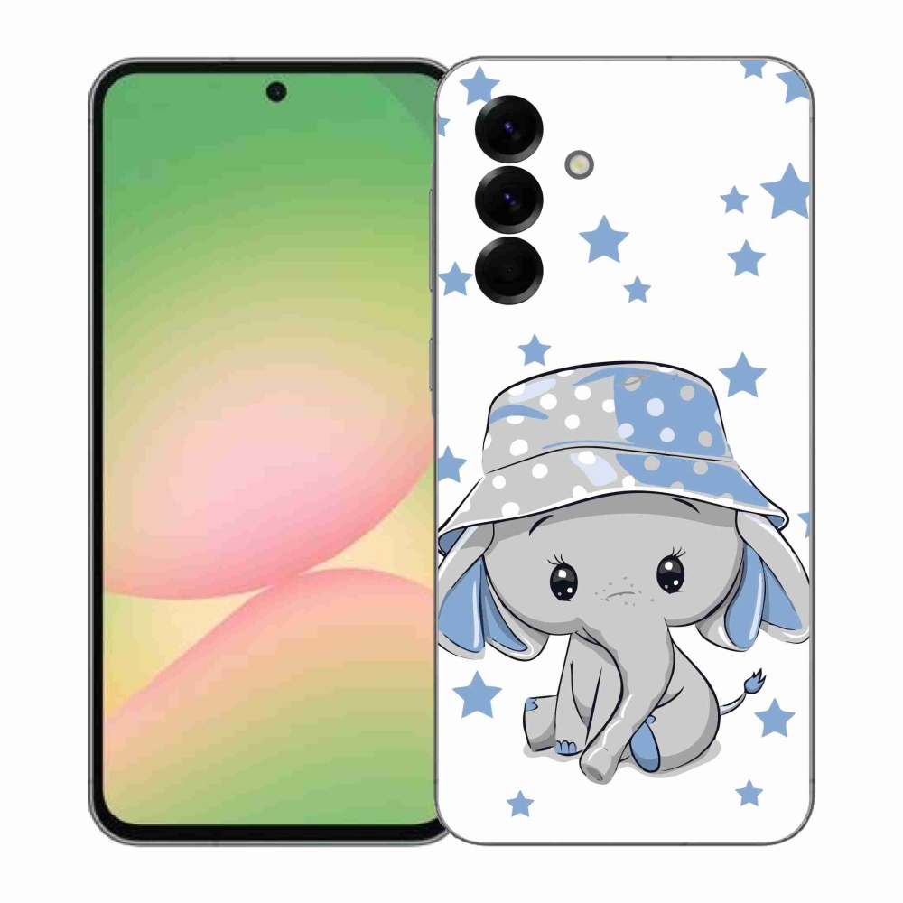 Gélový kryt mmCase na Samsung Galaxy A57 5G - modrý slon