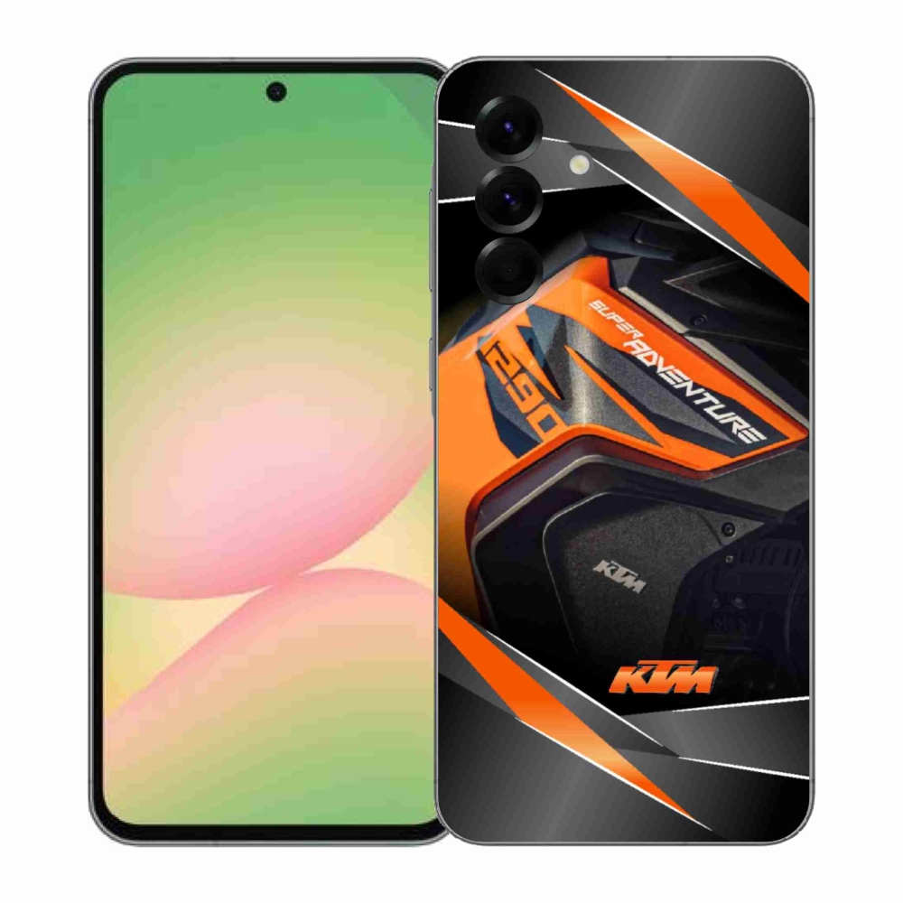 Gélový kryt mmCase na Samsung Galaxy A57 5G - motorka ktm