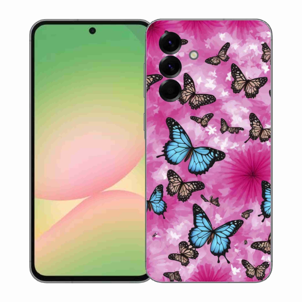 Gélový kryt mmCase na Samsung Galaxy A57 5G - motýlia záhrada