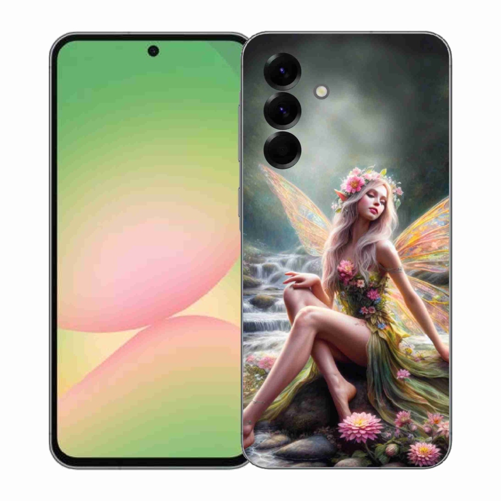 Gélový kryt mmCase na Samsung Galaxy A57 5G - motýlia žena 1