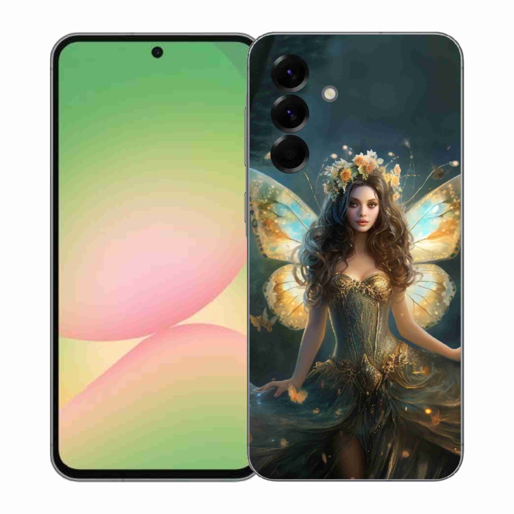 Gélový kryt mmCase na Samsung Galaxy A57 5G - motýlia žena