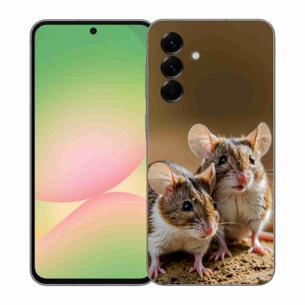 Gélový kryt mmCase na Samsung Galaxy A57 5G - myší duo