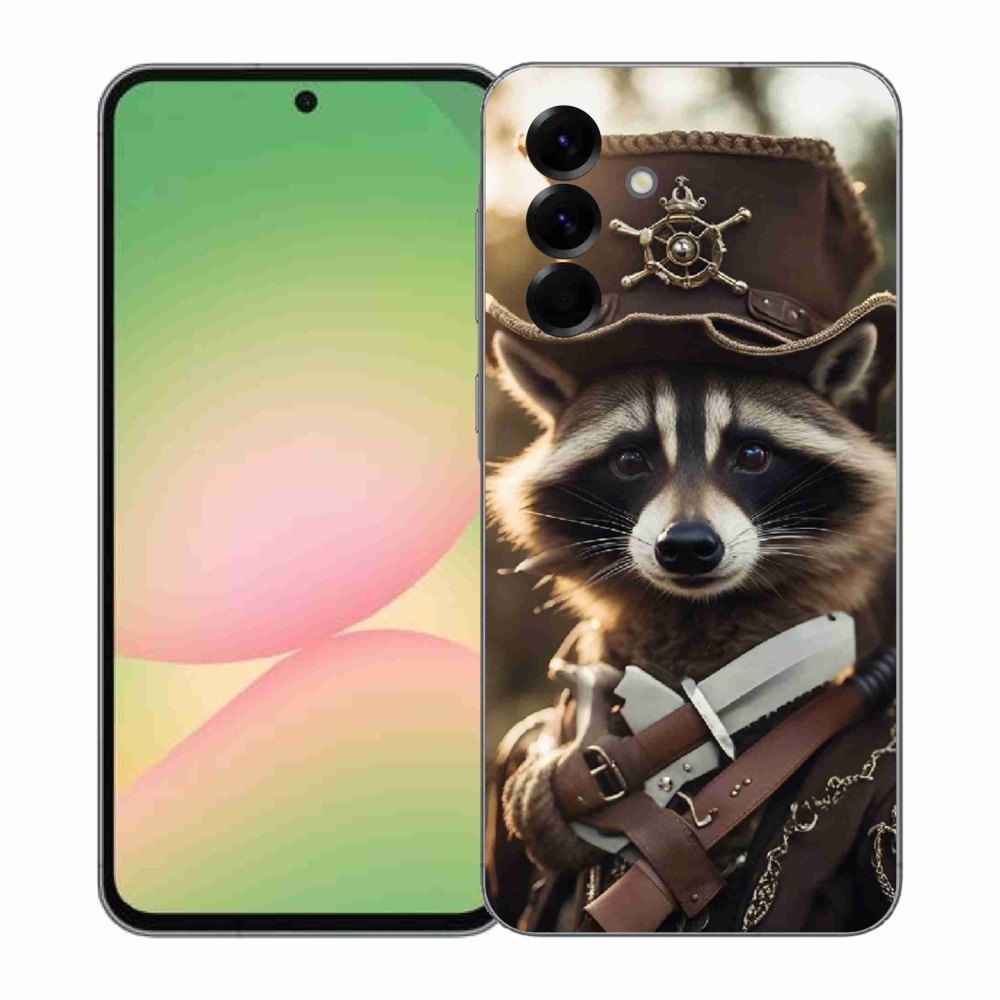 Gélový kryt mmCase na Samsung Galaxy A57 5G - mýval v uniforme