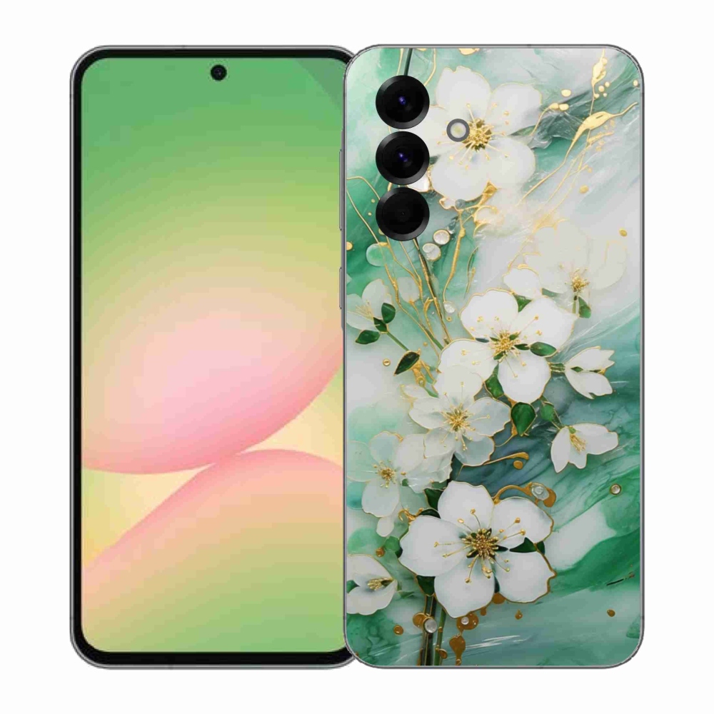 Gélový kryt mmCase na Samsung Galaxy A57 5G - nežné kvety