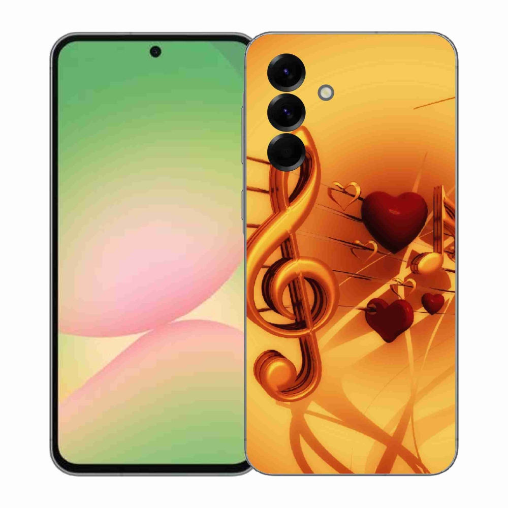 Gélový kryt mmCase na Samsung Galaxy A57 5G - noty