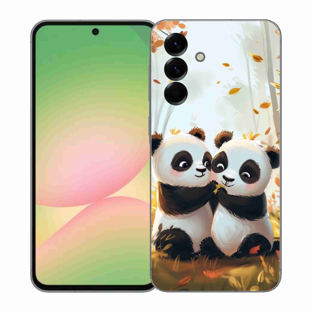 Gélový kryt mmCase na Samsung Galaxy A57 5G - pandy