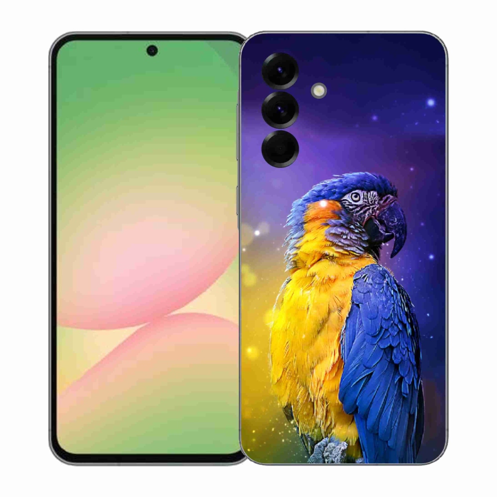 Gélový kryt mmCase na Samsung Galaxy A57 5G - papagáj ara 1
