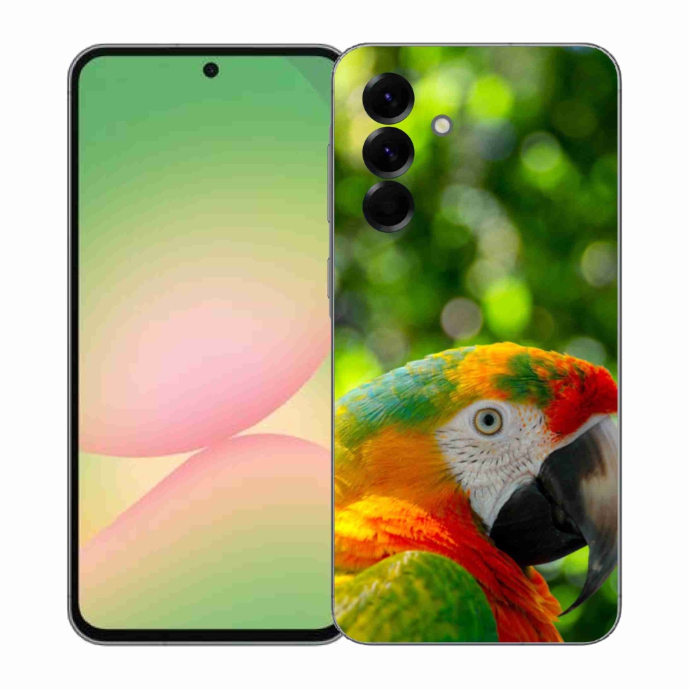 Gélový kryt mmCase na Samsung Galaxy A57 5G - papagáj ara 3