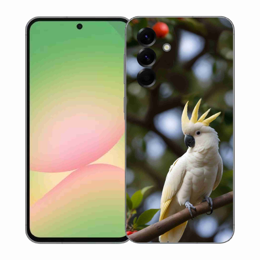 Gélový kryt mmCase na Samsung Galaxy A57 5G - papagáj kakadu 3