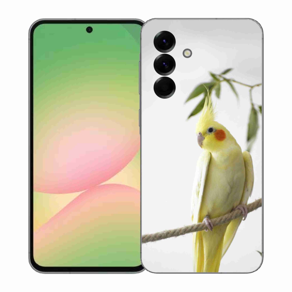 Gélový kryt mmCase na Samsung Galaxy A57 5G - papagáj korela chocholatá