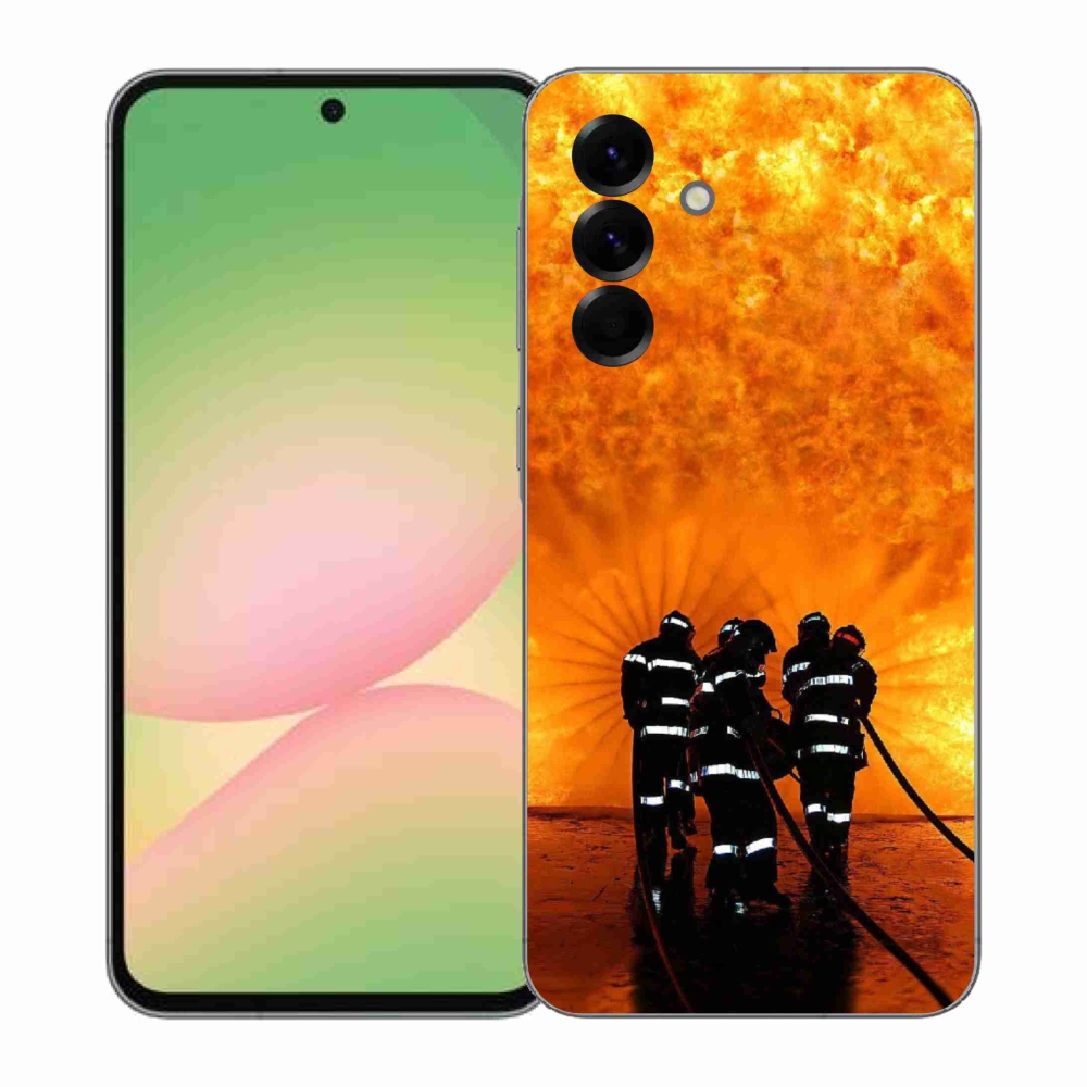 Gélový kryt mmCase na Samsung Galaxy A57 5G - požiar