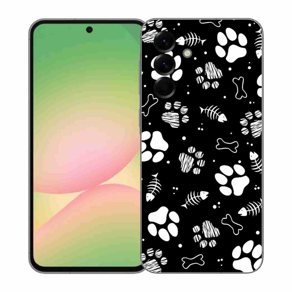 Gélový kryt mmCase na Samsung Galaxy A57 5G - psie labky