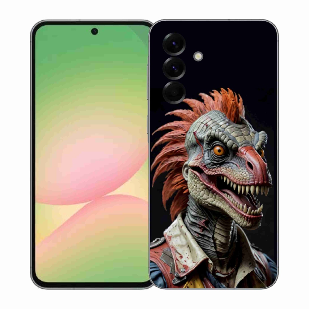 Gélový kryt mmCase na Samsung Galaxy A57 5G - punk dinosaurus