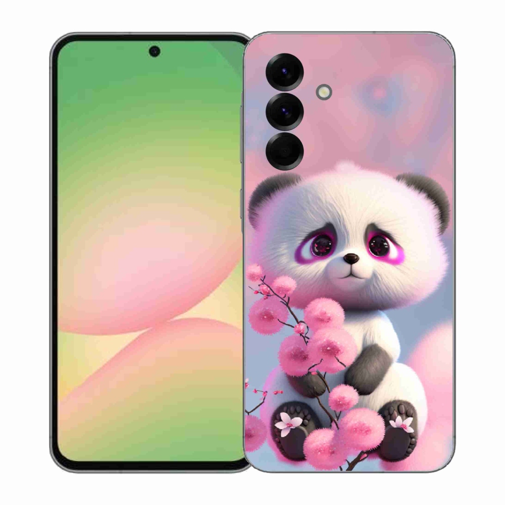 Gélový kryt mmCase na Samsung Galaxy A57 5G - roztomilá panda 1
