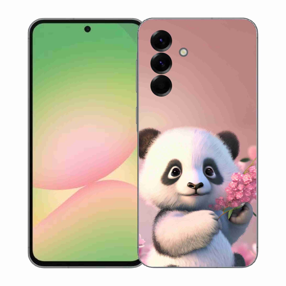 Gélový kryt mmCase na Samsung Galaxy A57 5G - roztomilá panda
