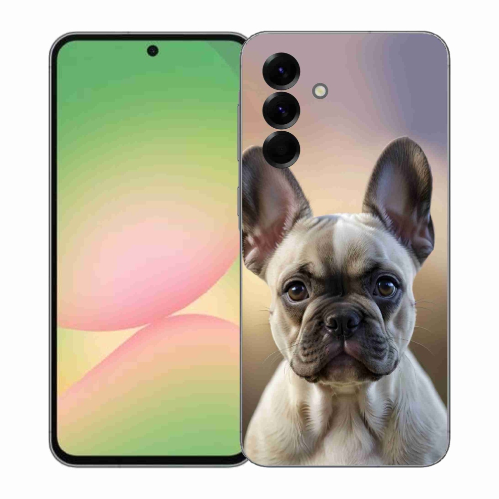 Gélový kryt mmCase na Samsung Galaxy A57 5G - roztomilý francúzsky buldoček