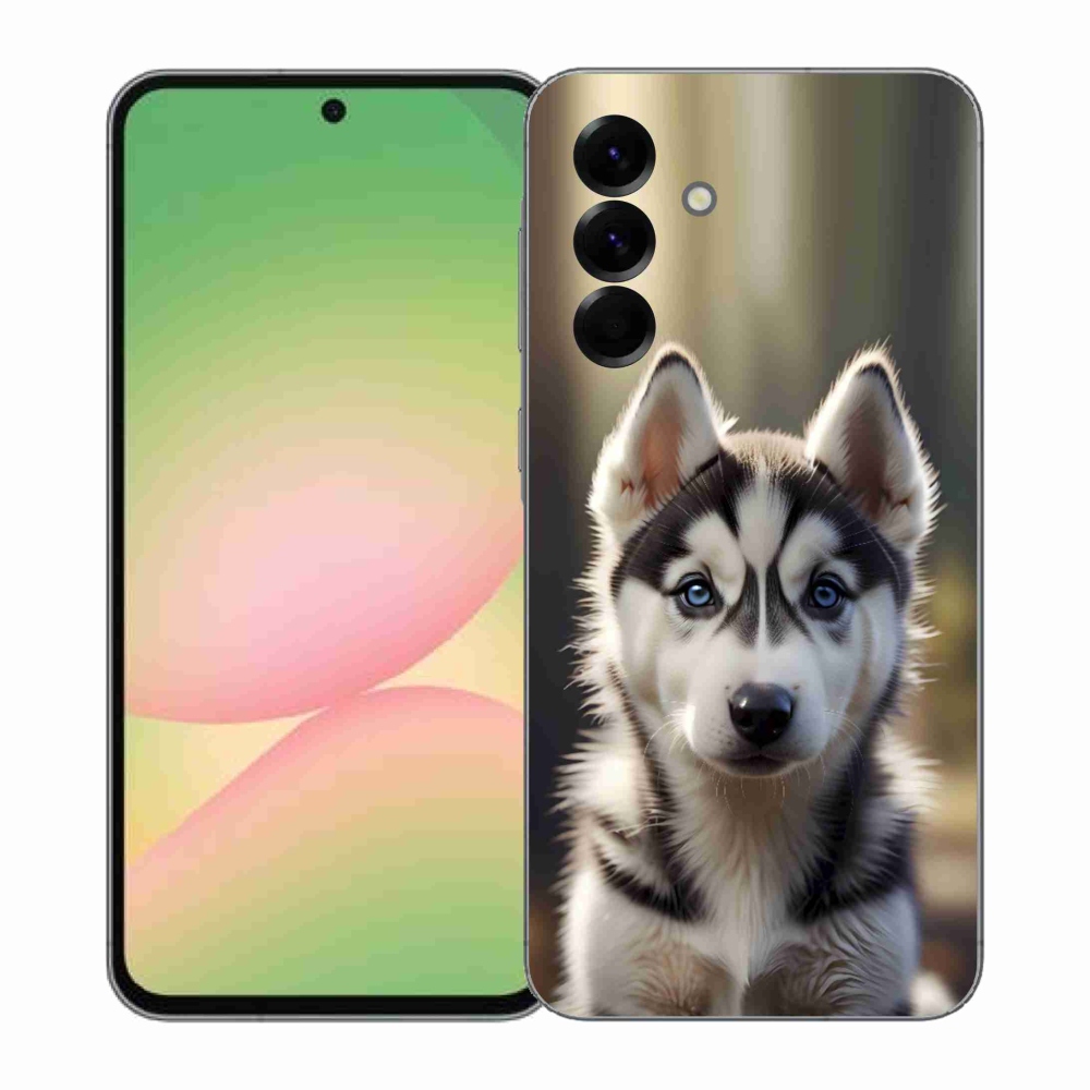 Gélový kryt mmCase na Samsung Galaxy A57 5G - roztomilý sibírsky husky